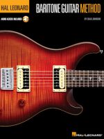 Hal Leonard Baritone Guitar Method