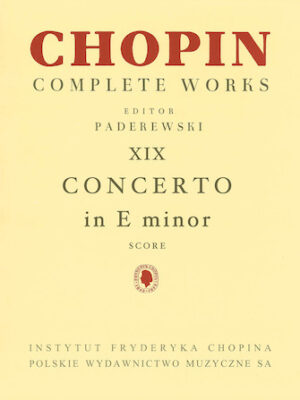 Piano Concerto in E Minor Op. 11 Piano Concerto in E Minor Op. 11