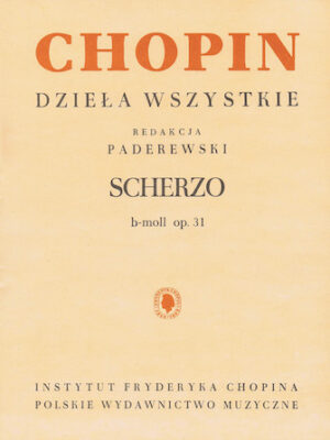 Scherzo in B Flat Minor for Piano Scherzo in B Flat Minor for Piano