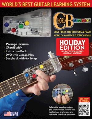 ChordBuddy Guitar Learning System – Holiday Edition