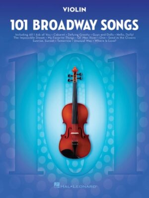 101 Broadway Songs for Violin
