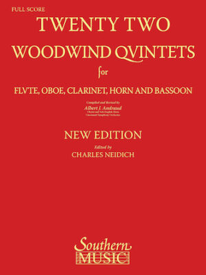 22 Woodwind Quintets – New Edition 22 Woodwind Quintets – New Edition