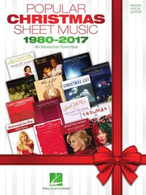 Popular Christmas Sheet Music – 1980-2017