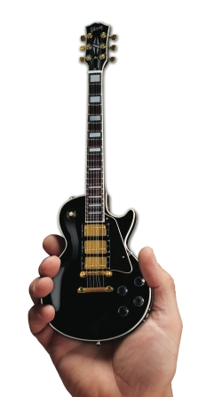 Gibson Les Paul Custom Ebony Mini Guitar Replica Gibson Les Paul Custom Ebony Mini Guitar Replica