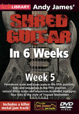 Andy James’ Shred Guitar in 6 Weeks