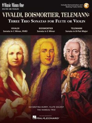 3 Trio Sonatas: Vivaldi, Boismorter and Telemann