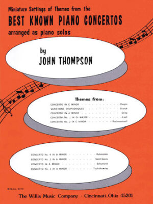 Miniature Settings of Themes from Best-Known Piano Concertos