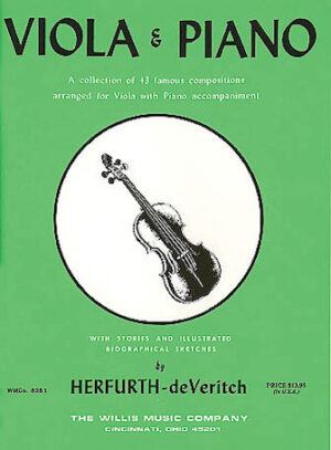 Viola & Piano-43 Famous Comps.