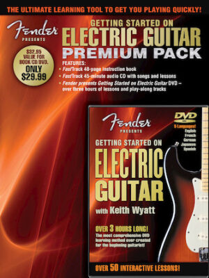 Fender Presents Getting Started on Electric Guitar – Premium Pack