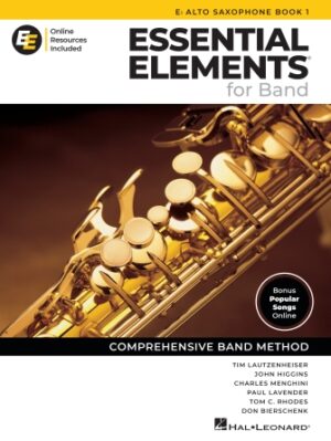 Essential Elements for Band – Eb Alto Saxophone Book 1 with Online Resources