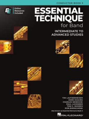 Essential Technique for Band – Conductor Score Book 3 with Online Resources