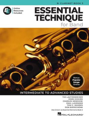 Essential Technique for Band – Bb Clarinet Book 3 with Online Resources