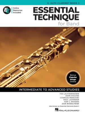 Essential Technique for Band – Eb Alto Clarinet Book 3 with Online Resources