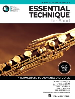 Essential Technique for Band – Bb Bass Clarinet Book 3 with Online Resources