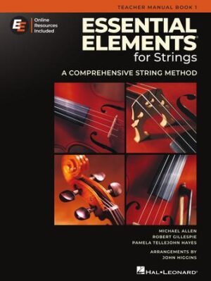 Essential Elements for Strings – Teacher Manual Book 1 with Online Resources