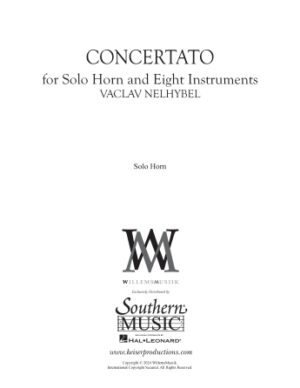 Concertato for Horn and Eight Instruments Concertato for Horn and Eight Instruments