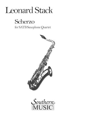 Scherzo for Saxophone Quartet Scherzo for Saxophone Quartet