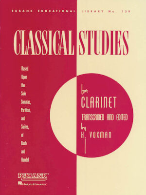 Classical Studies for Clarinet Classical Studies for Clarinet