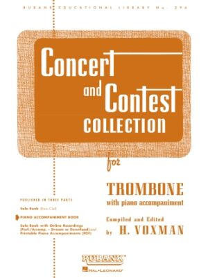 Concert and Contest Collection for Trombone Concert and Contest Collection for Trombone