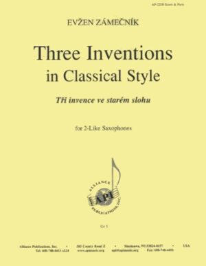 Three Inventions in Classical Style