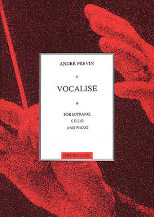 Vocalise for Soprano, Cello and Piano Vocalise for Soprano, Cello and Piano