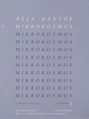 Béla Bartók – Mikrokosmos Volume 1 (Blue) Béla Bartók – Mikrokosmos Volume 1 (Blue)