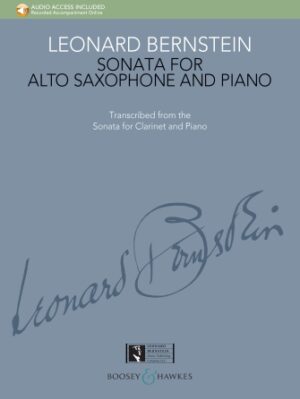 Sonata for Alto Saxophone and Piano Sonata for Alto Saxophone and Piano