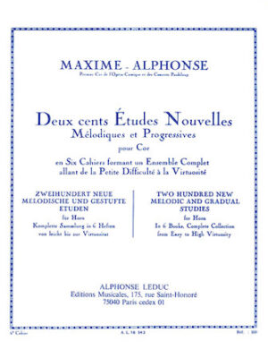 Deux Cents Etudes Nouvelles Melodiques et Progressives