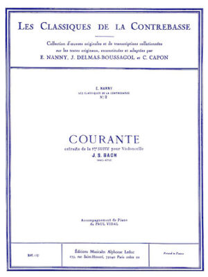 Courante – Classique Contrebasse No. 2, Suite No 1
