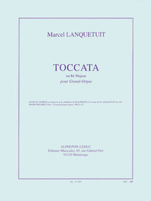 Toccata en Re Majeur pour Grand-Orgue