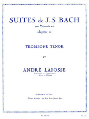 Suites de J.S. Bach pour Violoncelle Adaptées au Trombone Ténor