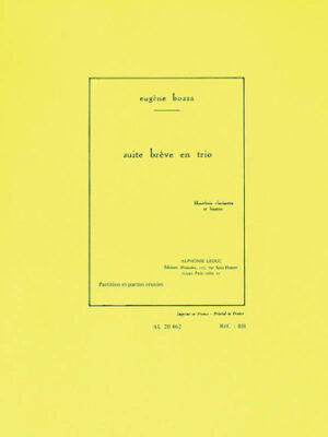 Short Suite in Trio Form, Op. 67 Short Suite in Trio Form, Op. 67