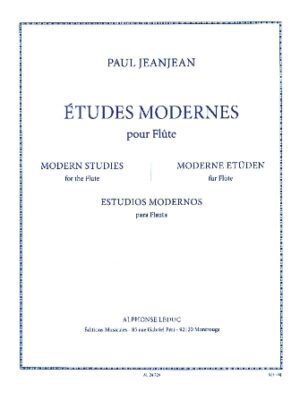 Études Modernes Pour Flute Études Modernes Pour Flute