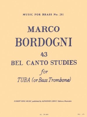43 Bel Canto Studies for Tuba or Bass Trombone