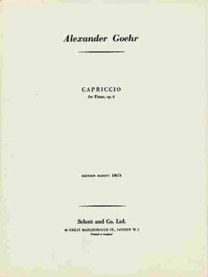 Capriccio Op. 6