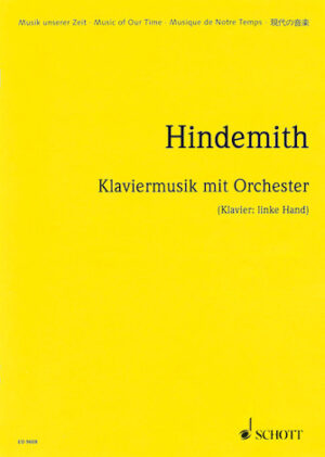 Klaviermusik mit Orchester, Op. 29 (1923) Klaviermusik mit Orchester, Op. 29 (1923)