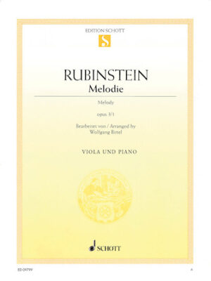 Melodie Op. 3, No. 1 Melodie Op. 3, No. 1