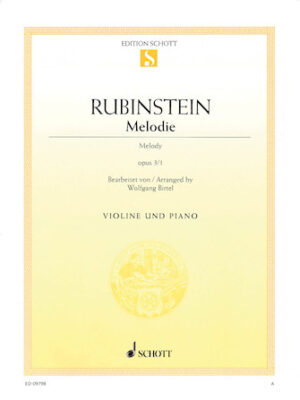 Melodie, Op. 3 No. 1 Melodie, Op. 3 No. 1