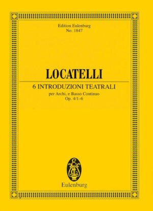 6 Introduzioni Teatrali Op. 4 Nos. 1-6 6 Introduzioni Teatrali Op. 4 Nos. 1-6