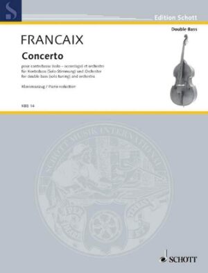 Concerto for Double Bass and Orchestra Concerto for Double Bass and Orchestra