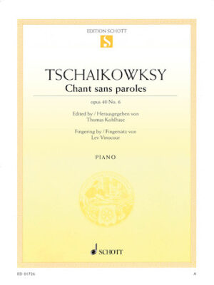 Chant sans paroles, Op. 40, No. 6