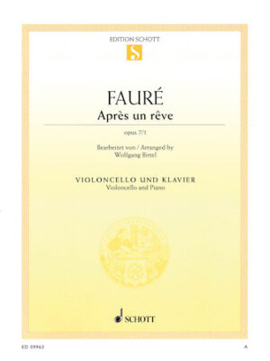 Après un rêve, Op. 7, No. 1 Après un rêve, Op. 7, No. 1