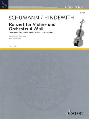 Robert Schumann – Concerto for Violin and Orchestra in D minor Robert Schumann – Concerto for Violin and Orchestra in D minor