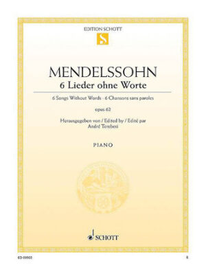 Six Songs Without Words Op. 62 Six Songs Without Words Op. 62