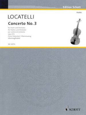 Concerto No. 3 for Violin and Orchestra, Op. 3 Concerto No. 3 for Violin and Orchestra, Op. 3