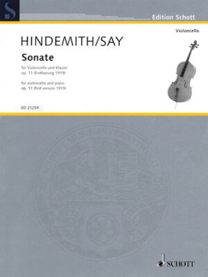 Sonata Op. 11 for Cello and Piano Sonata Op. 11 for Cello and Piano