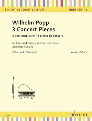 3 Concert Pieces for Flute and Piano 3 Concert Pieces for Flute and Piano
