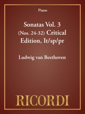 Sonatas Vol. 3 (Nos. 24-32) Critical Edition, It/sp/pr Sonatas Vol. 3 (Nos. 24-32) Critical Edition, It/sp/pr