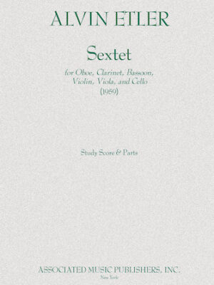 Sextet Ob/bn/vn/va/vc Parts 1959