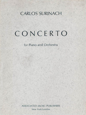 Concerto for Piano and Orchestra (1973) Concerto for Piano and Orchestra (1973)